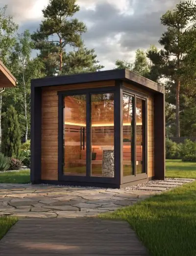 LEIL Patio S <br> 4-Person Outdoor Sauna